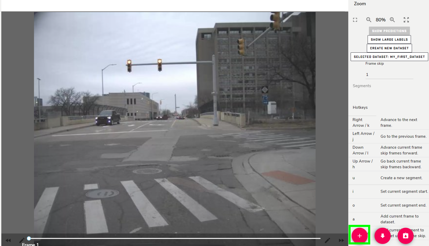 Highlight Add Segment