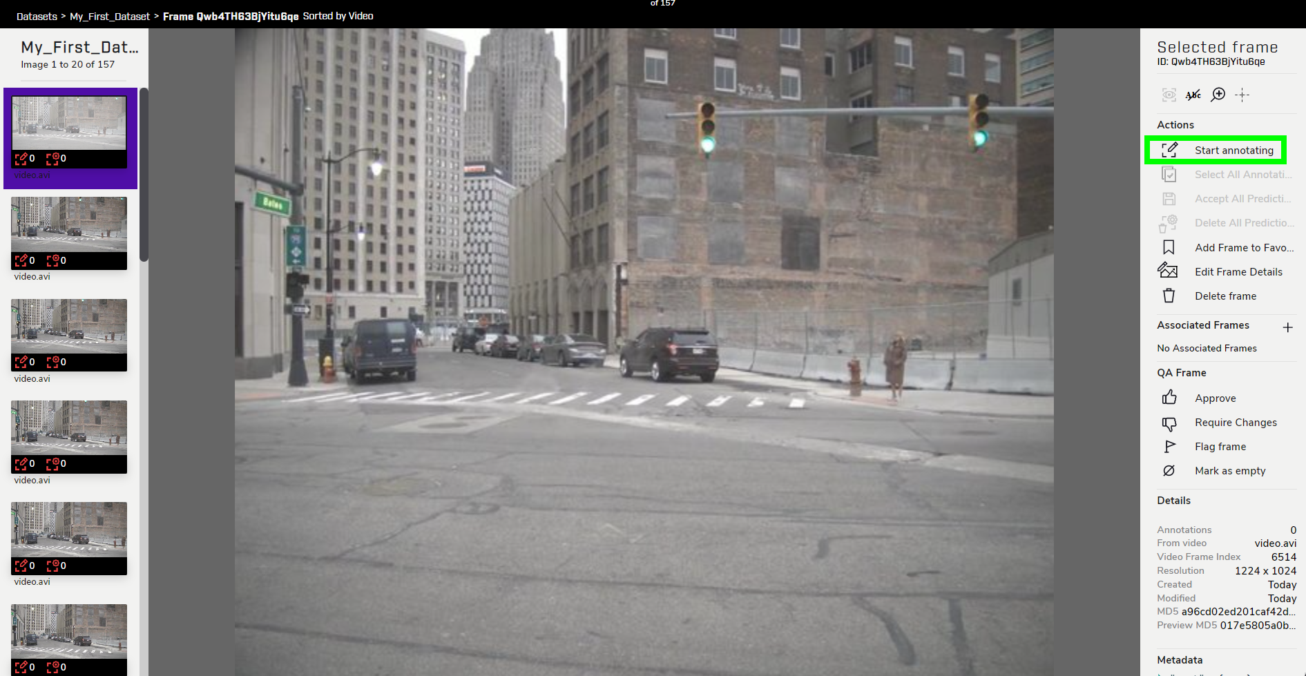 Highlight Start Annotating