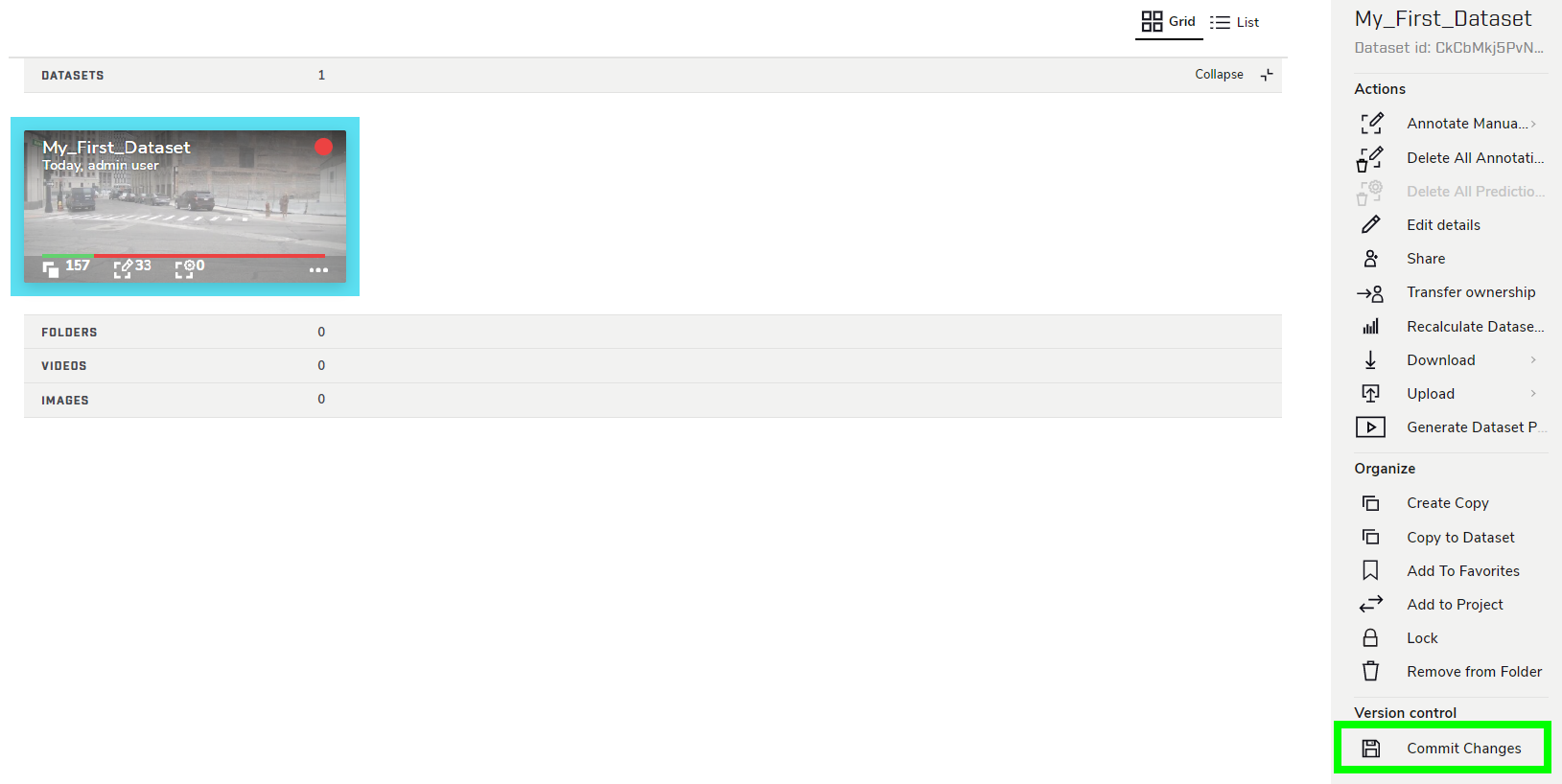 Highlight Commit Changes