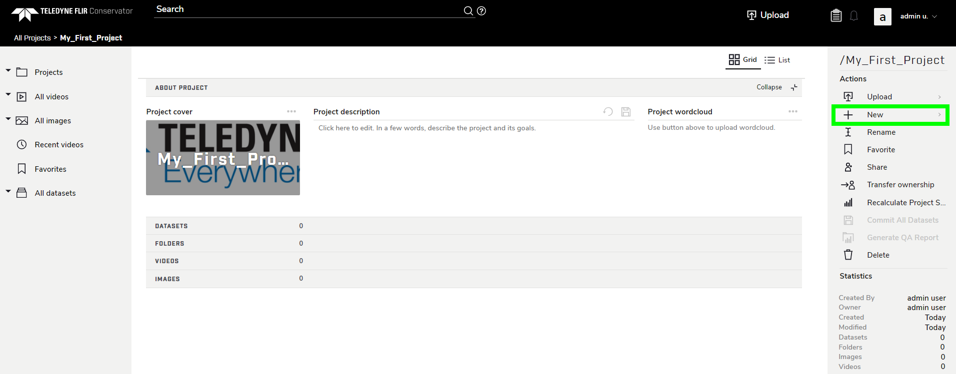 Highlight New Folder